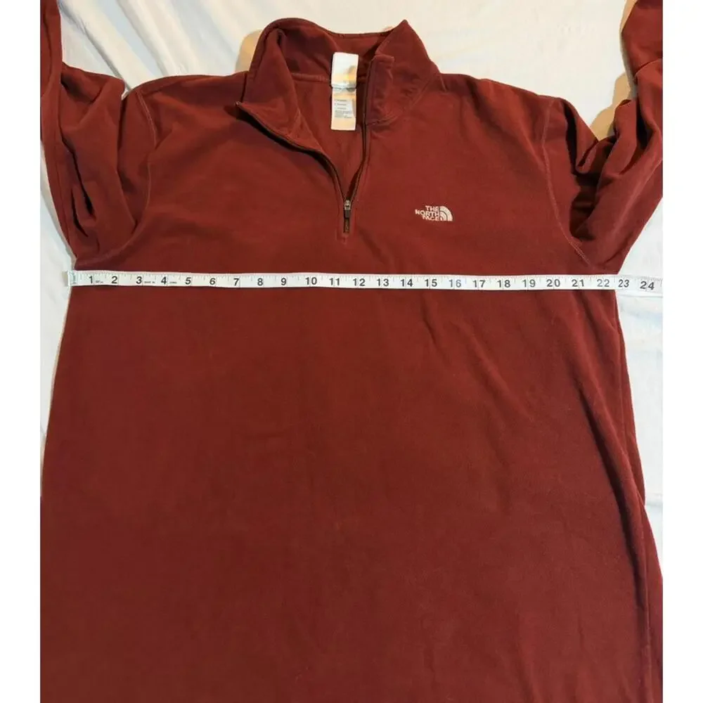 The North Face Mens Quarter Zip Glacier Fleece‎ Pullover Jacket Sweater Size XL